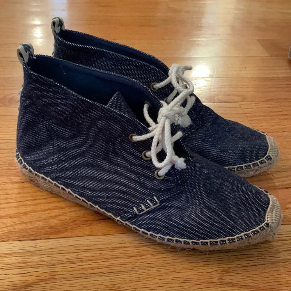 Soludos denim espadrille sneaker